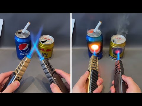 Jet Torch Butane Lighter - Windproof Refillable Adjustable Flame Lighters thumbnail