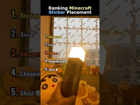 Ranking Minecraft Sticker Placement thumbnail