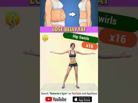 Flatten Your #belly in Just 5 Weeks with #standingabsworkout @RobertasGym #weightloss #homeworkout thumbnail