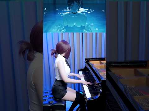 The Most Soulful Reze Theme『in the pool』🫧Chainsaw Man: Reze Arc OST Piano Cover🫧#Shorts #Piano thumbnail