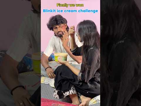 This is how i won @letsblinkit ice cream challenge? #manidhana #blinkitchallenge thumbnail