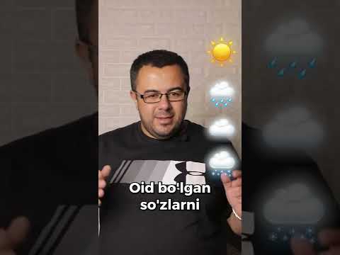 Ob-havoni ifodalovchi so'zlarni bilib oling! thumbnail