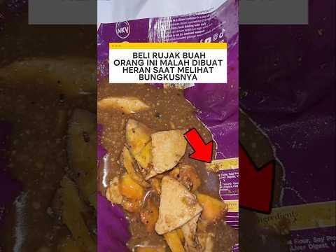 beli rujak buah orang ini malah dibuat heran saat melihat bungkusnya ❗ #videoviral thumbnail
