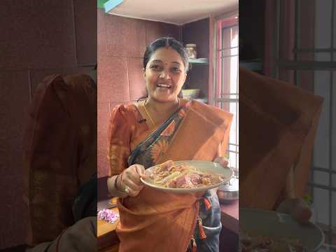 Telugu Foodie Wife Making Poori And Mutton Curry Recipe #shorts #muttoncurry thumbnail