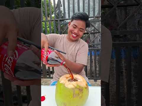 trik adik minum cola di kelapa !!! thumbnail