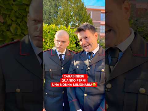 CARABINIERI - Quando Fermi Una NONNA MILIONARIA 🤑 - iPantellas thumbnail