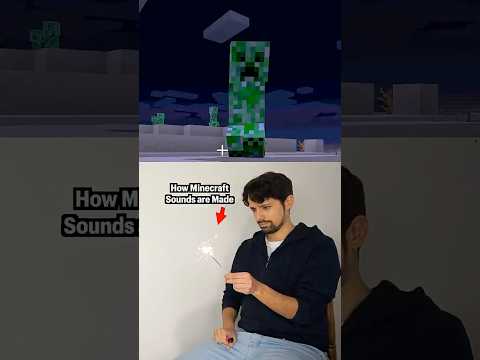 Minecraft sounds in real life #minecraft thumbnail