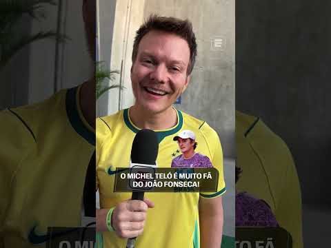 O MICHEL TELÓ VIRA A NOITE ASSISTINDO AO JOÃO FONSECA! #shorts thumbnail