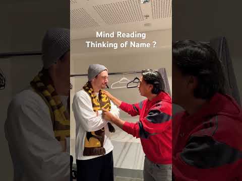 Mind reading can I guess his favourite name ? thumbnail