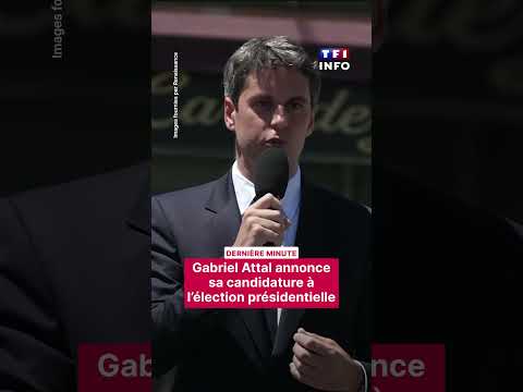 ? Gabriel Attal (Renaissance) annonce sa candidature à l’élection présidentielle｜TF1 INFO thumbnail