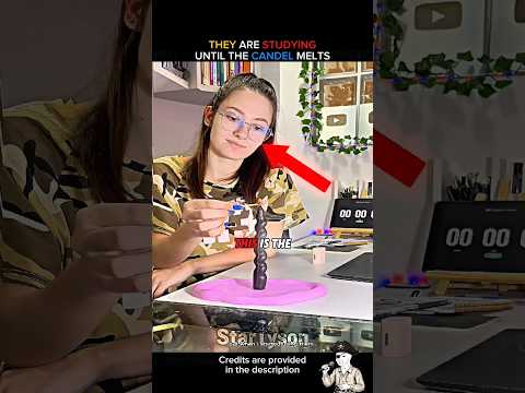 Study Until The Candle Melts 🤯 thumbnail