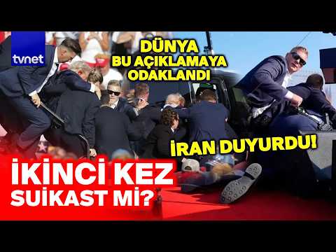 TRUMP'A SUİKAST MI? İRAN DUYURDU: Dünya bu açıklamayı bekliyordu! thumbnail