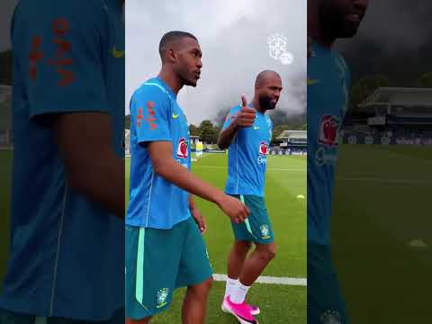 O TREINO DA SELEÇÃO (com a presença do NEYMAR!) 🇧🇷🔥#shorts thumbnail