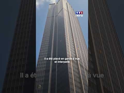 ? Scène surréaliste : un homme escalade à mainsnues la Tour Montparnasse !｜TF1 INFO thumbnail