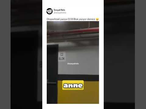 Otoparktaki yazıya C2 B Blok yazıyor demesi ? thumbnail