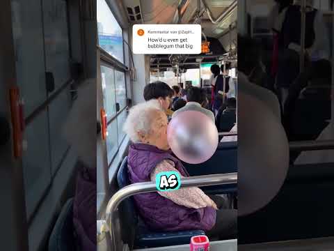 This Grandma Blows the Biggest Bubble Gum Ever 😳 (@mz_aiiiii/IG) thumbnail
