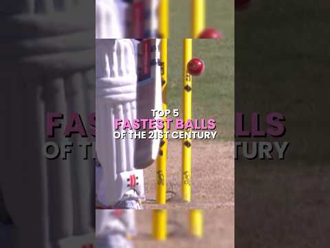 Top 5 Fastest Balls Of The 21st Century thumbnail