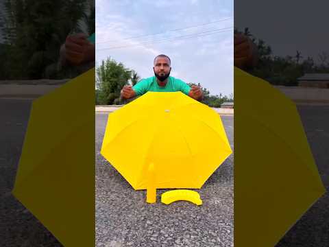 Fake Banana Vs Folding New Banana Umbrella Unboxing Test ? thumbnail