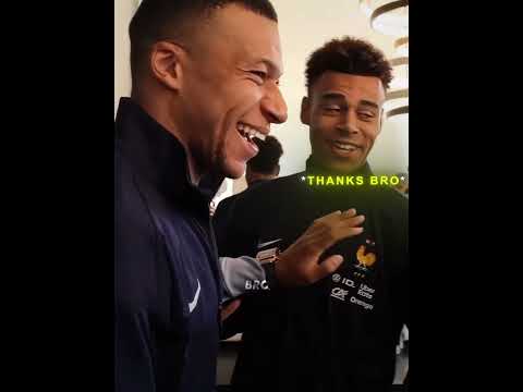 Mbappé Makes Fun Of Thuram 😂☠️ #shorts #viral #funny #trending thumbnail