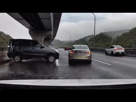 【車禍影片】疑似追撞（2026.05.14 國道一號五楊高架段 thumbnail