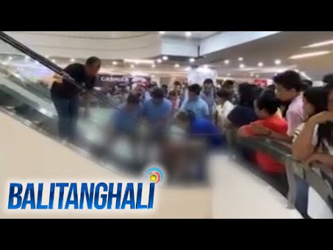 Batang lalaki, naipit ang kamay sa escalator ng isang mall | Balitanghali thumbnail