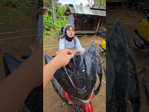 kasih kepala motor buat bawang putih#trendingshorts thumbnail