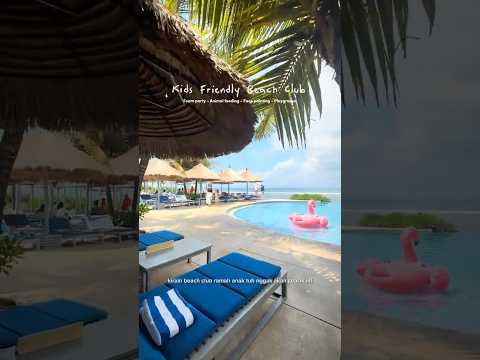 bikin ga sadar umur 🫣 #flamingobeachclub #foamparty #bali #beachclub #kidsfriendly thumbnail