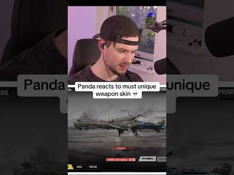 Panda reacts to most unique weapon skin💀 thumbnail