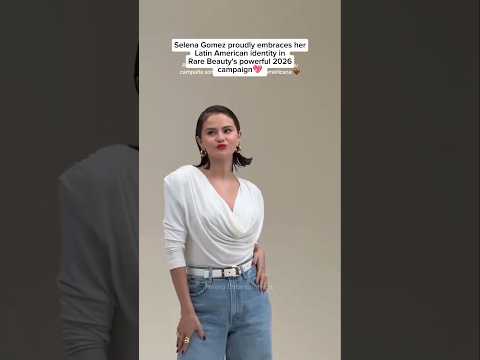 Selena Gomez Proudly Embraces Her Latin Roots❤️ #selenagomez #rarebeauty #fyp thumbnail