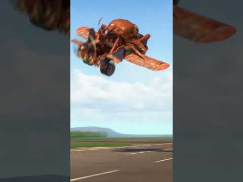 Mater flies with a bumpy landing! 🛬😆 | Pixar Cars | Disney Jr. thumbnail