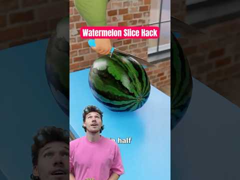 Watermelon Slice Hack! @zackdfilms thumbnail
