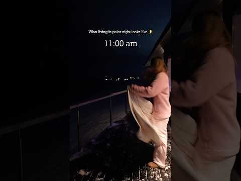 9am to 9pm in Polar Night | #svalbard thumbnail