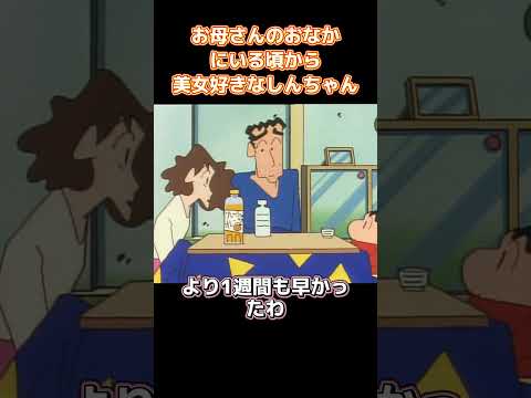 お母さんのおなかにいる頃から美女好きなしんちゃん #コントチャンネル #アニメ  #面白い  #anime #コント #funny thumbnail