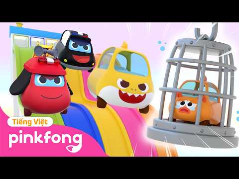 Tuyển tập Đi nào! Siêu biệt đội cứu hộ & Cùng Cá Mập Con giải cứu William nào ? Baby Shark Pinkfong thumbnail