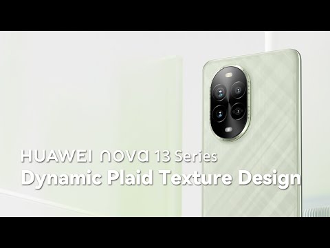 Dynamic Plaid Texture Design | HUAWEI nova 13 Series thumbnail