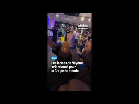 Les larmes de Neymar, selectionné pour la Coupe du monde 2026 thumbnail