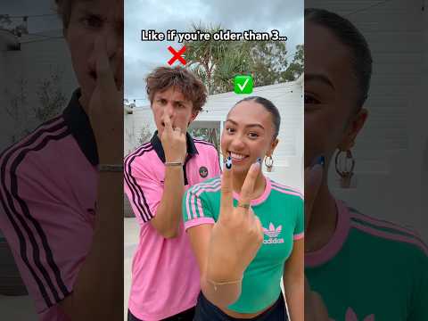 WHO CAN DO IT?! ???‍♂️ COMMENT FOR 7 YEARS OF GOOD LUCK! ?? | Cadel and Mia #funny #shorts thumbnail