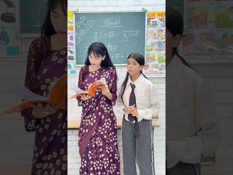 Does Simran have elephant tusks?🐘😱|Simran Makhija| #shorts #school #schoollife #comedy #funny thumbnail