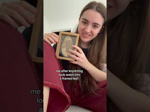 before vs after my louis walsh framed leaf #comedy #louiswalsh #crafts thumbnail