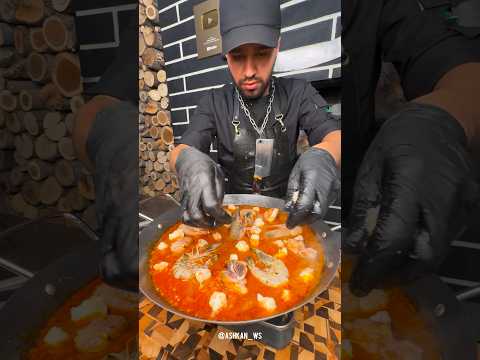 Paella de Marisco with Shrimp 🥘🍤#food #cooking #seafood #shorts thumbnail