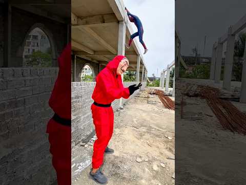 SPIDERMAN vs MONEY HEIST / PART.13 #spiderman #parkour #moneyheist thumbnail