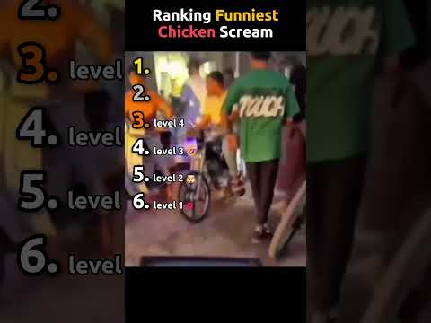 Ranking Funniest Chicken Scream 💀 thumbnail