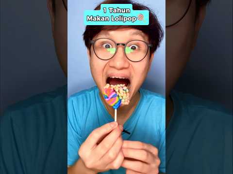 pertama vs pro makan lolipop! thumbnail