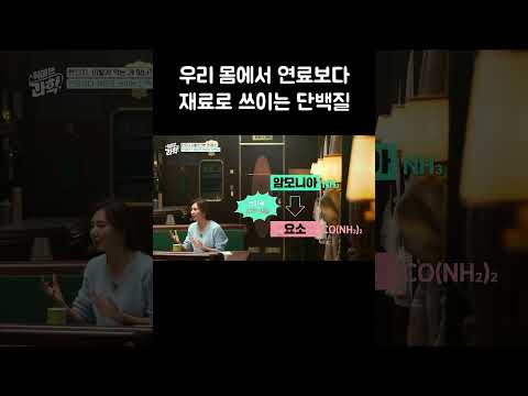 우리 몸에서 연료보다 재료로 쓰이는 단백질 #shorts thumbnail