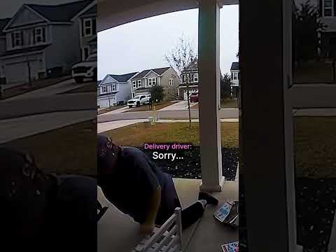 Eldery Woman Falls While Delivering Food... thumbnail