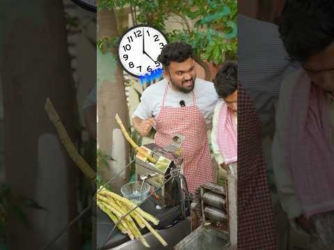 Desi vs Sheheri Sugarcane Machine! #shorts thumbnail