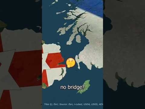 Why is There No Bridge Between UK and Ireland? #shorts thumbnail
