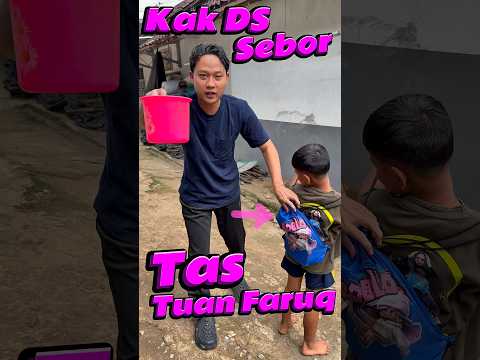 Kak DS Sebor Tas Tuan Faruq #comedy #minivlog #anakdesa #tas #sekolah thumbnail