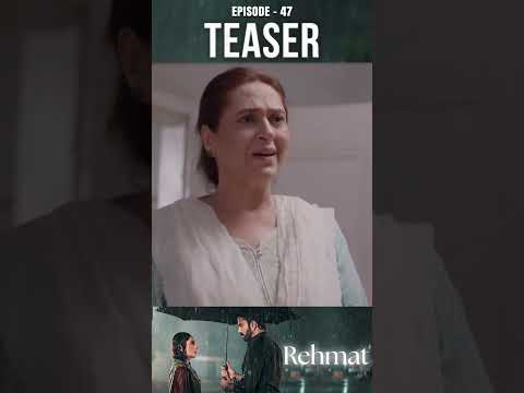Rehmat Episode 47 | Teaser | #junaidkhan | #hinatariq | #shorts thumbnail
