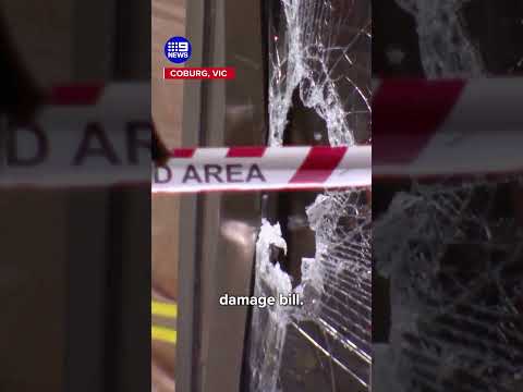 Thieves on the run after convenience store ram raid | 9 News Australia thumbnail